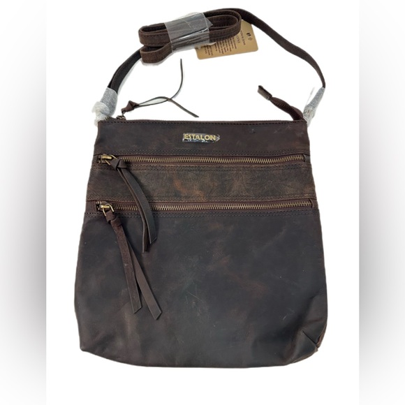 Leather ESTALON Crossbody Bags/Bifold Wallet set - Picture 5 of 15